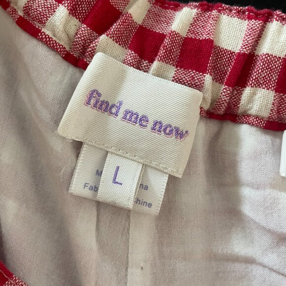 Red Gingham find me now pants - Picture 4 of 4